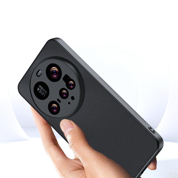 For Xiaomi 15 Ultra Ultra-thin Plain Skin Leather Phone Case