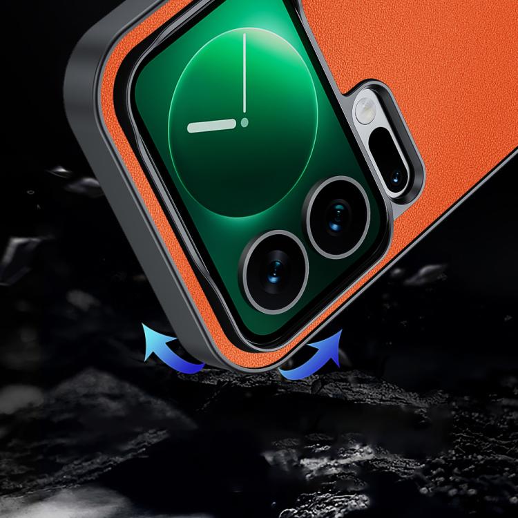 For Xiaomi 17 Pro Ultra-thin Plain Skin Leather Phone Case