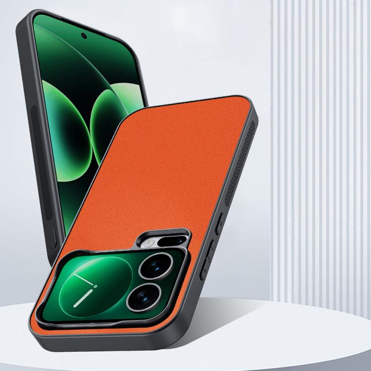 For Xiaomi 17 Pro Ultra-thin Plain Skin Leather Phone Case