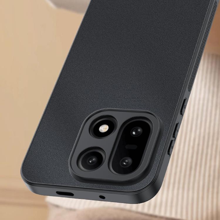 For OnePlus 15 Ultra-thin Plain Skin Leather Phone Case