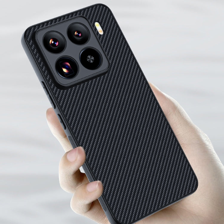For Xiaomi 15 Ultra-thin Carbon Fiber Texture Printing Phone Case