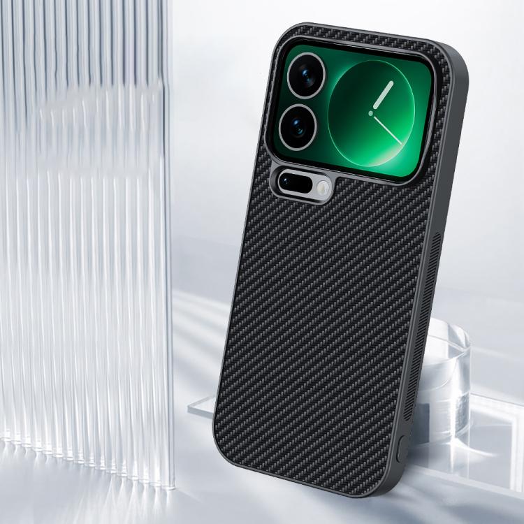 For Xiaomi 17 Pro Max Ultra-thin Carbon Fiber Texture Printing Phone Case