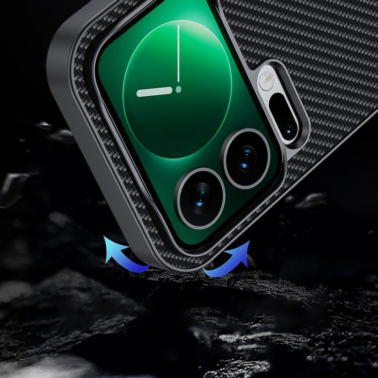 For Xiaomi 17 Pro Ultra-thin Carbon Fiber Texture Printing Phone Case