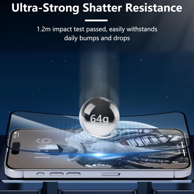 For iPhone Air JOYROOM Knight Series 2.5D Full Screen HD Tempered Glass Film