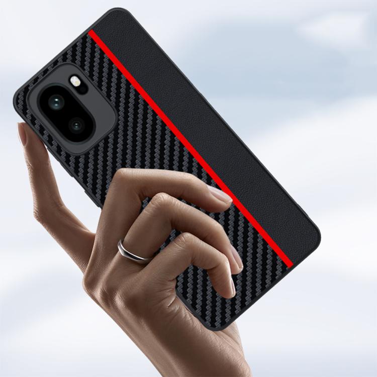 For OnePlus Ace 6 Ultra-thin Carbon Fiber Texture Printing Phone Case