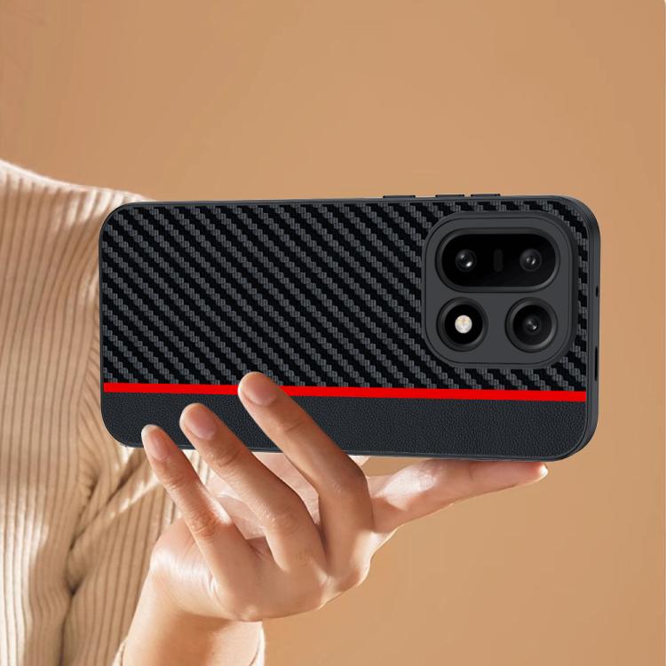 For OnePlus 15 Ultra-thin Carbon Fiber Texture Printing Phone Case