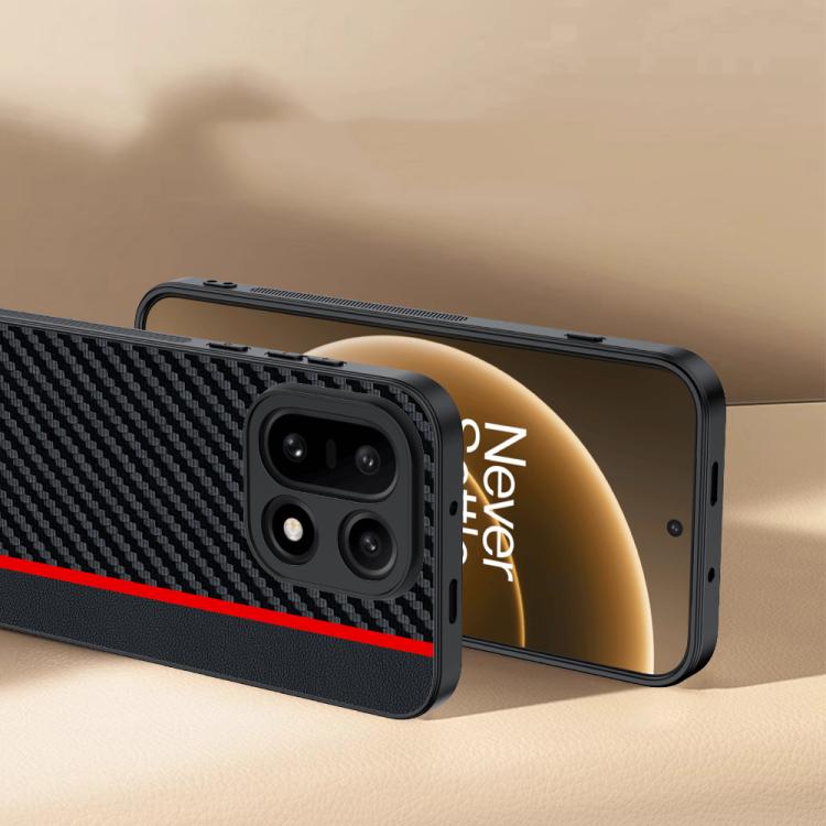 For OnePlus 15 Ultra-thin Carbon Fiber Texture Printing Phone Case