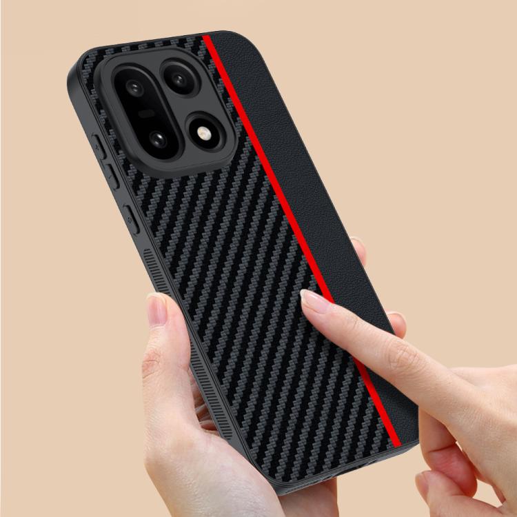 For OnePlus 15 Ultra-thin Carbon Fiber Texture Printing Phone Case