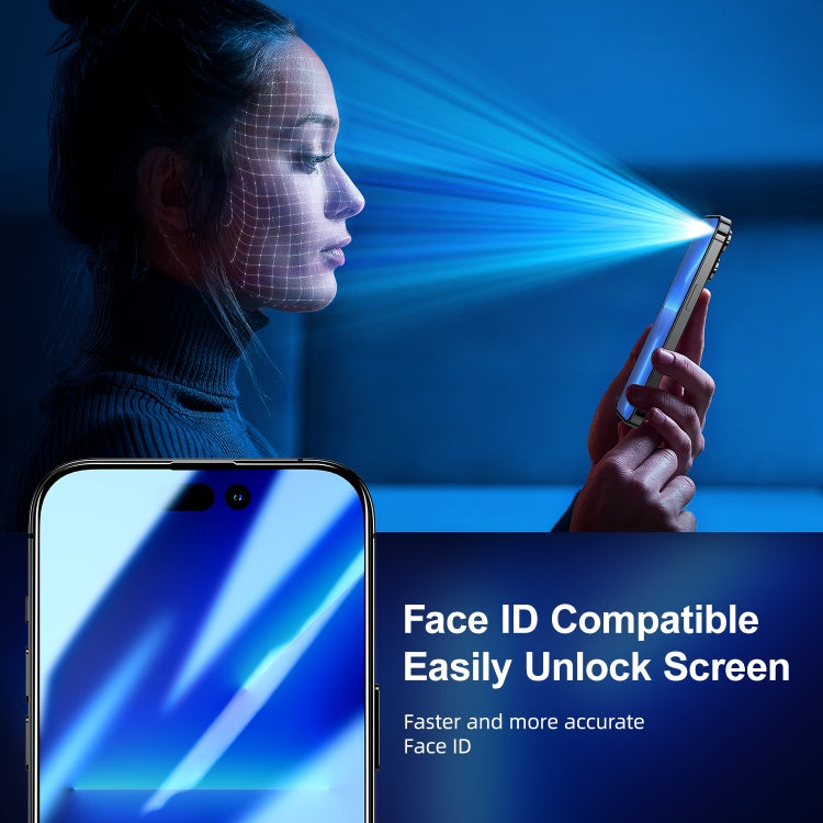 For iPhone 15 Plus JOYROOM Knight Series 2.5D Full Screen Privacy Tempered Film