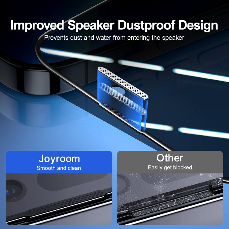 For iPhone 15 JOYROOM Knight Series 2.5D Full Screen Privacy Tempered Film