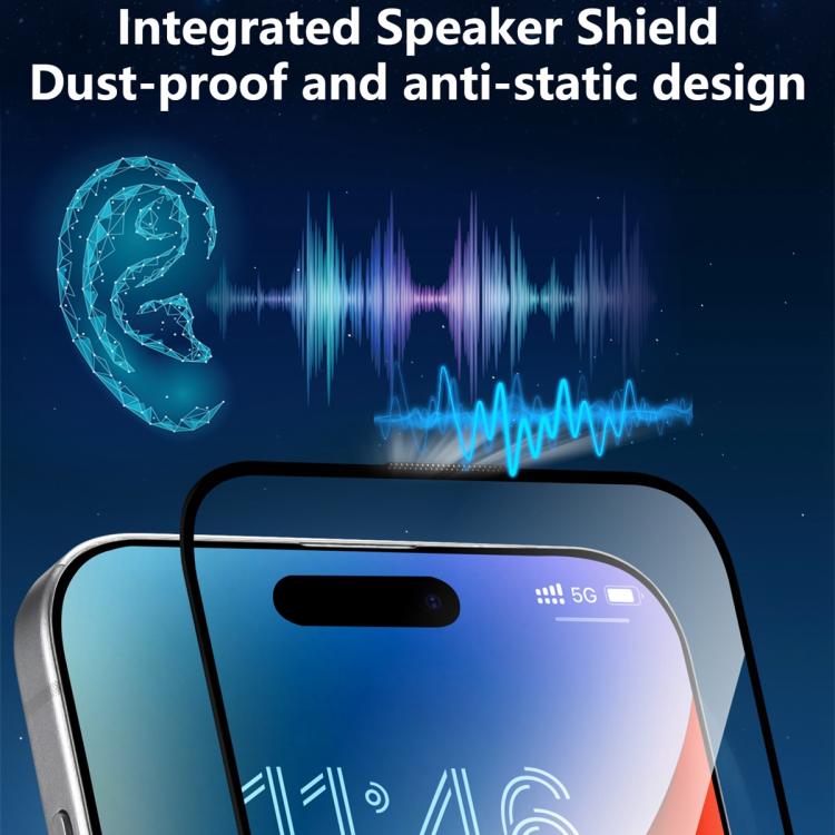 For iPhone 17 JOYROOM Knight Series 2.5D Full Screen Privacy Tempered Film