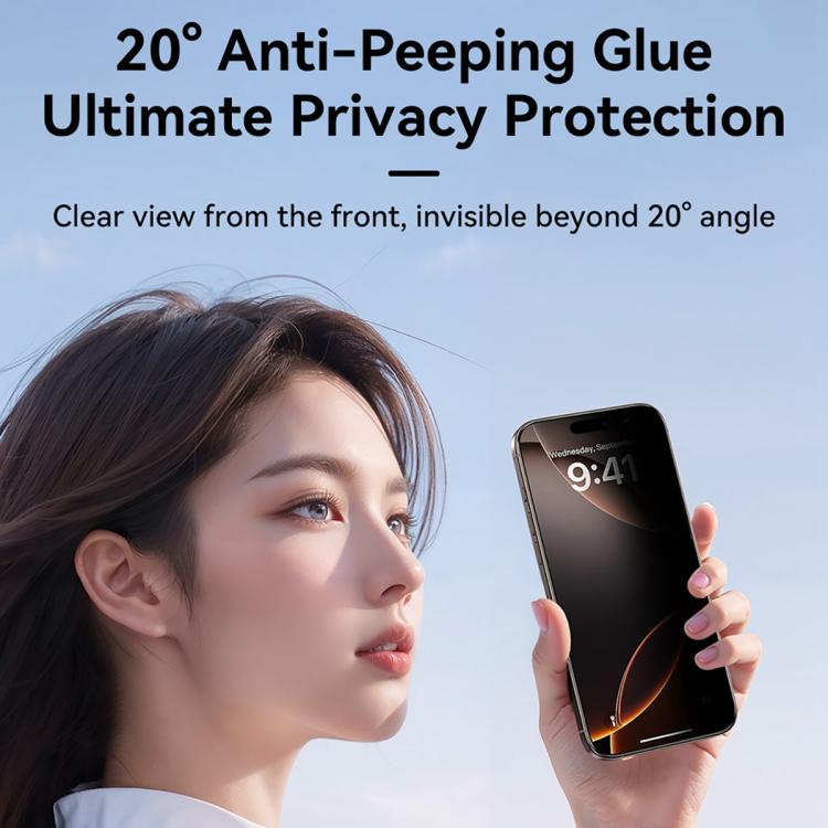 For iPhone 17 JOYROOM Knight Series 2.5D Full Screen Privacy Tempered Film