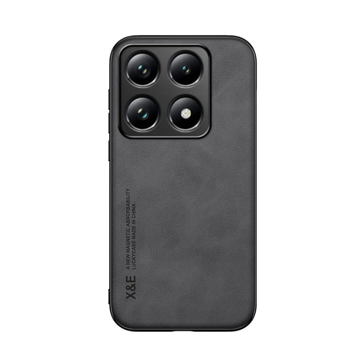 For Xiaomi 14T Pro Skin Feel Magnetic Leather Back Phone Case