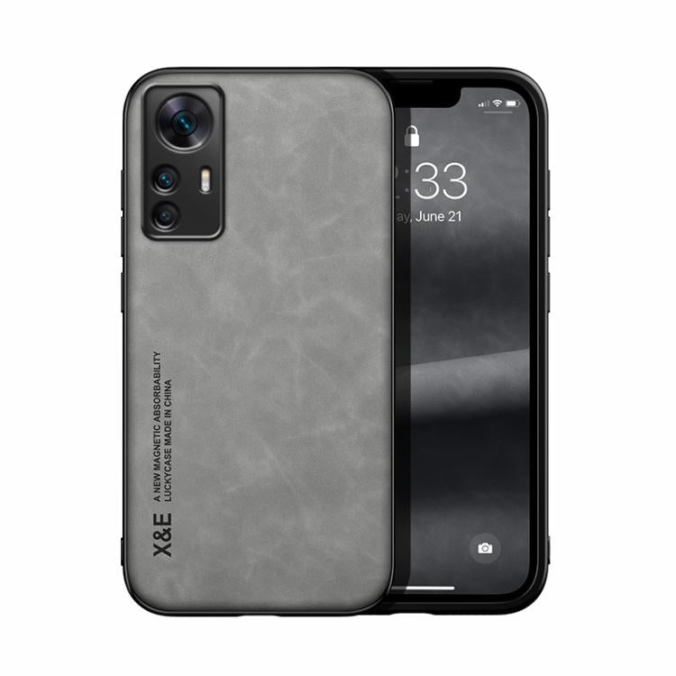 For Xiaomi 12T Pro Skin Feel Magnetic Leather Back Phone Case