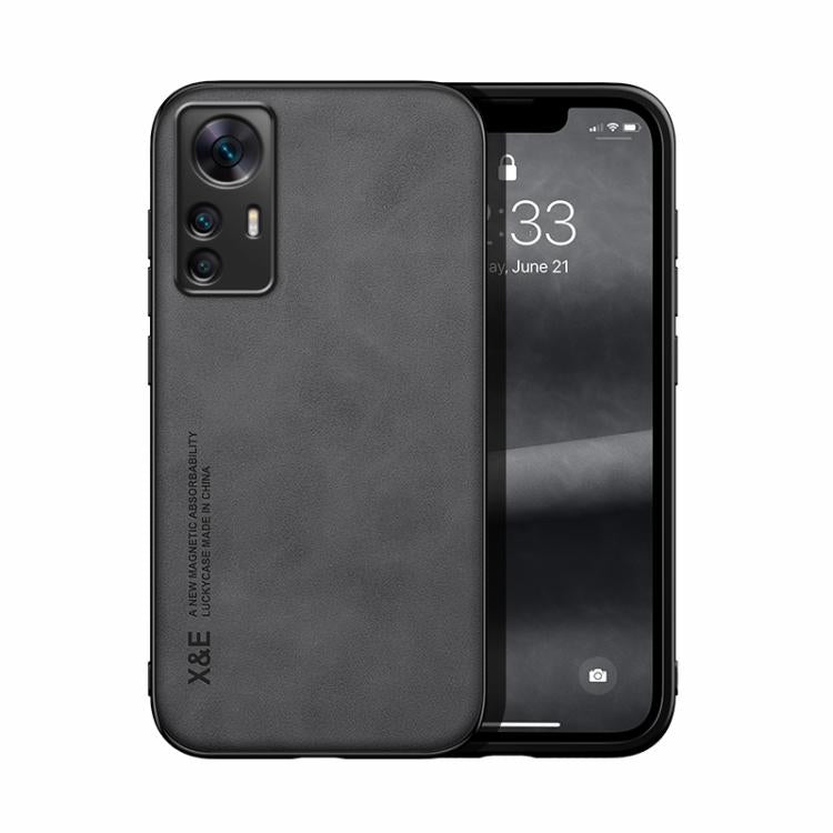 For Xiaomi 12T Pro Skin Feel Magnetic Leather Back Phone Case