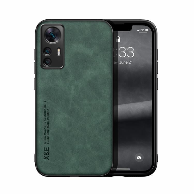 For Xiaomi 12T Pro Skin Feel Magnetic Leather Back Phone Case