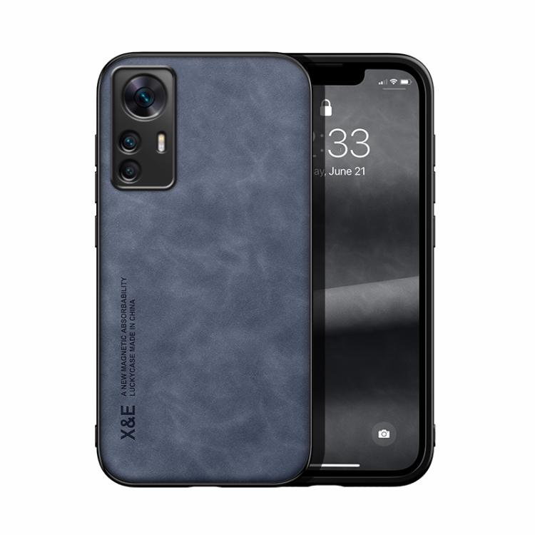 For Xiaomi 12T Pro Skin Feel Magnetic Leather Back Phone Case