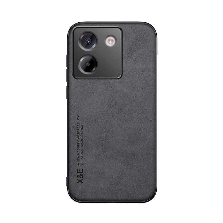 For Xiaomi Poco M7 Pro 5G Skin Feel Magnetic Leather Back Phone Case