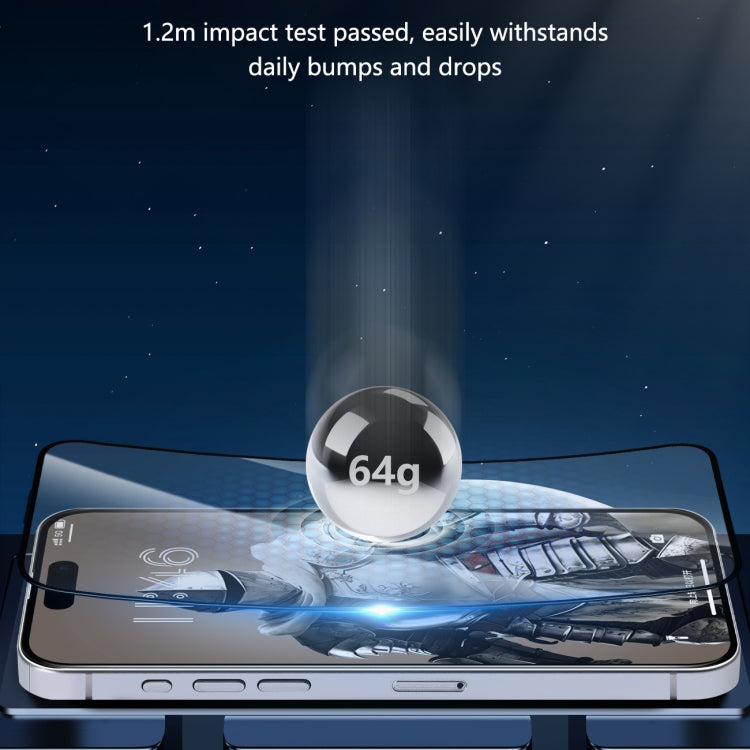 For iPhone 16 Plus / 15 Plus JOYROOM Zero Sense Series 2.5D Full Screen HD Tempered Glass Film