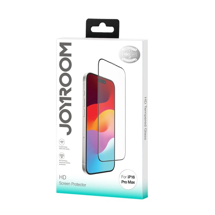 For iPhone 16 Plus / 15 Plus JOYROOM Zero Sense Series 2.5D Full Screen HD Tempered Glass Film