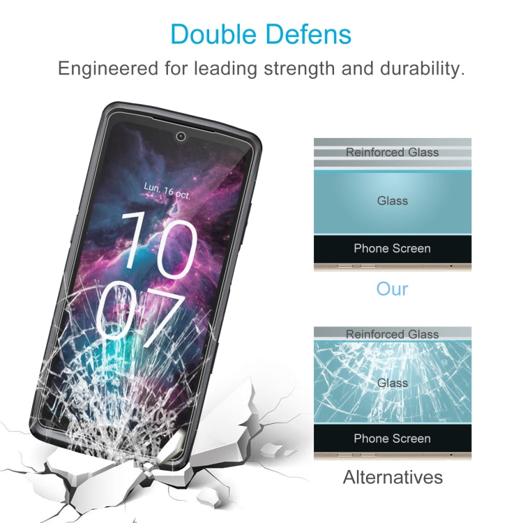 For Crosscall Stellar-M6 50pcs 3D 0.3mm Fine Hole High Aluminum Tempered Glass Film
