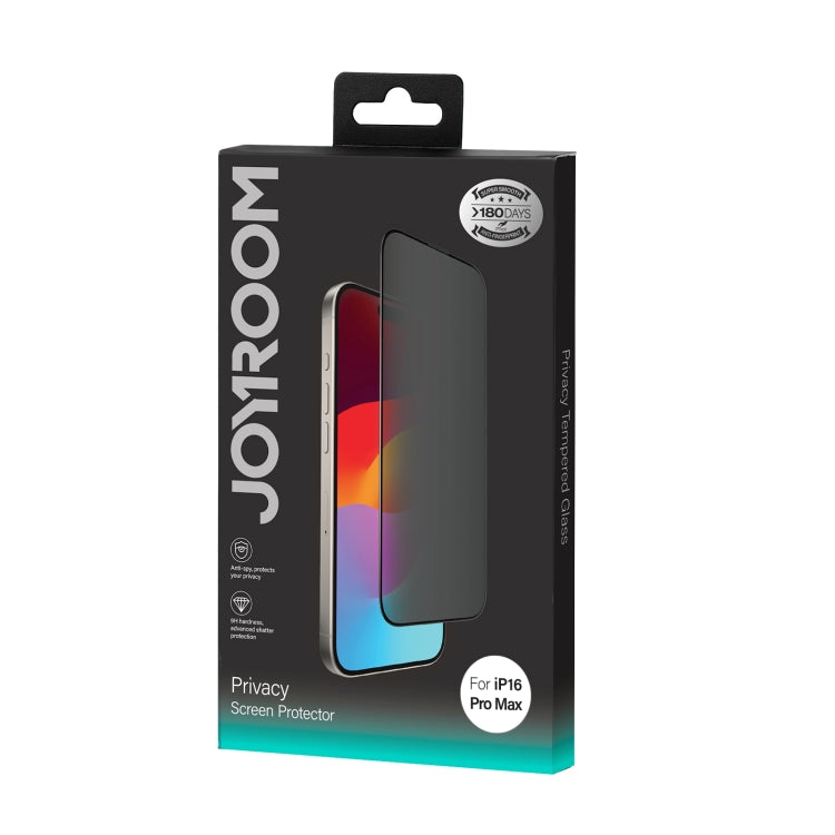 For iPhone 16 Pro JOYROOM Zero Sense Series 2.5D Full Screen Privacy Tempered Glass Film