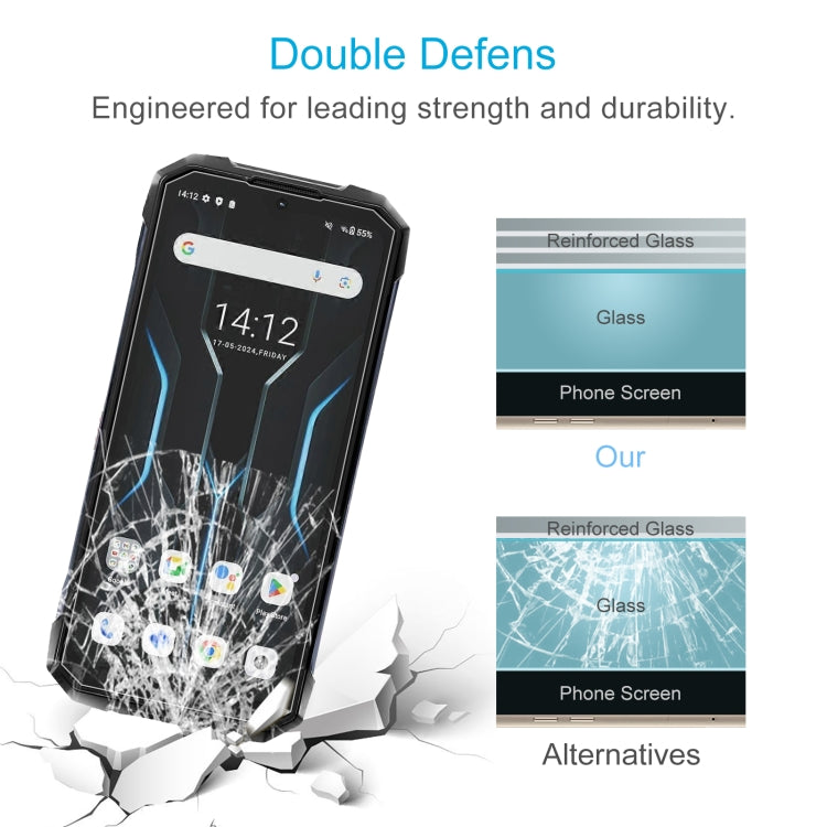 For HOTWAV Hyper 7 Pro 5G 50pcs 3D 0.3mm Fine Hole High Aluminum Tempered Glass Film