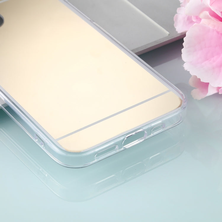 For iPhone 12 / 12 Pro TPU + Acrylic Luxury Plating Mirror Phone Case Cover