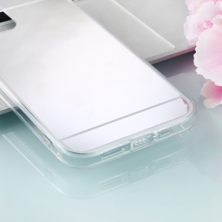 For iPhone 12 / 12 Pro TPU + Acrylic Luxury Plating Mirror Phone Case Cover