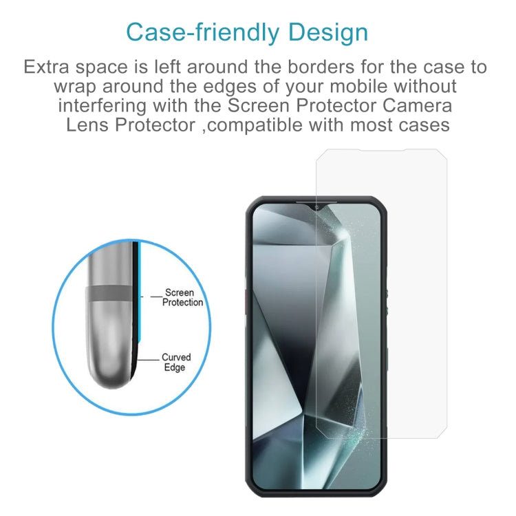 For Oukitel WP35S 10pcs 3D 0.3mm Fine Hole High Aluminum Tempered Glass Film