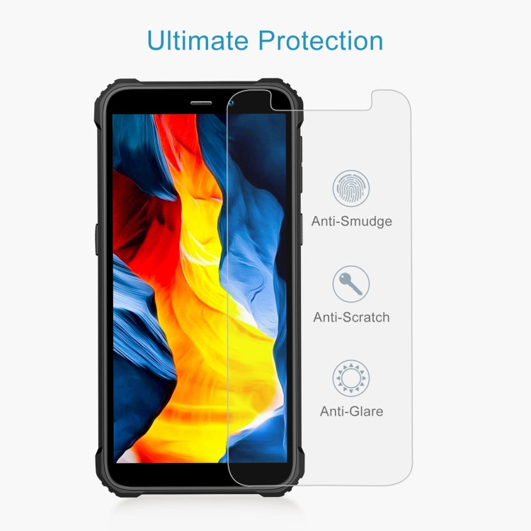For Oukitel G2 50pcs 3D 0.3mm Fine Hole High Aluminum Tempered Glass Film