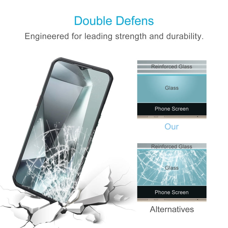 For Oukitel WP35S 50pcs 3D 0.3mm Fine Hole High Aluminum Tempered Glass Film