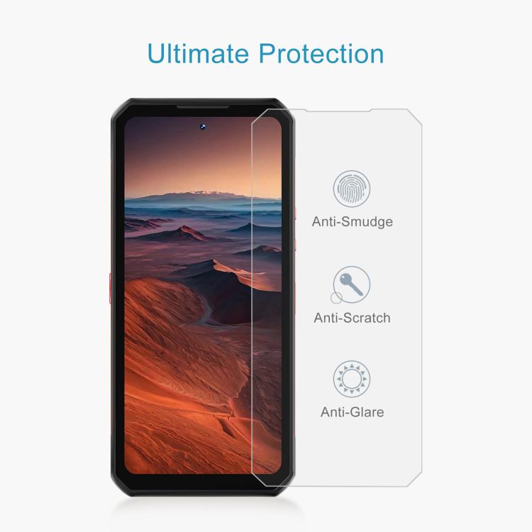 For Oukitel WP56 5G 50pcs 3D 0.3mm Fine Hole High Aluminum Tempered Glass Film