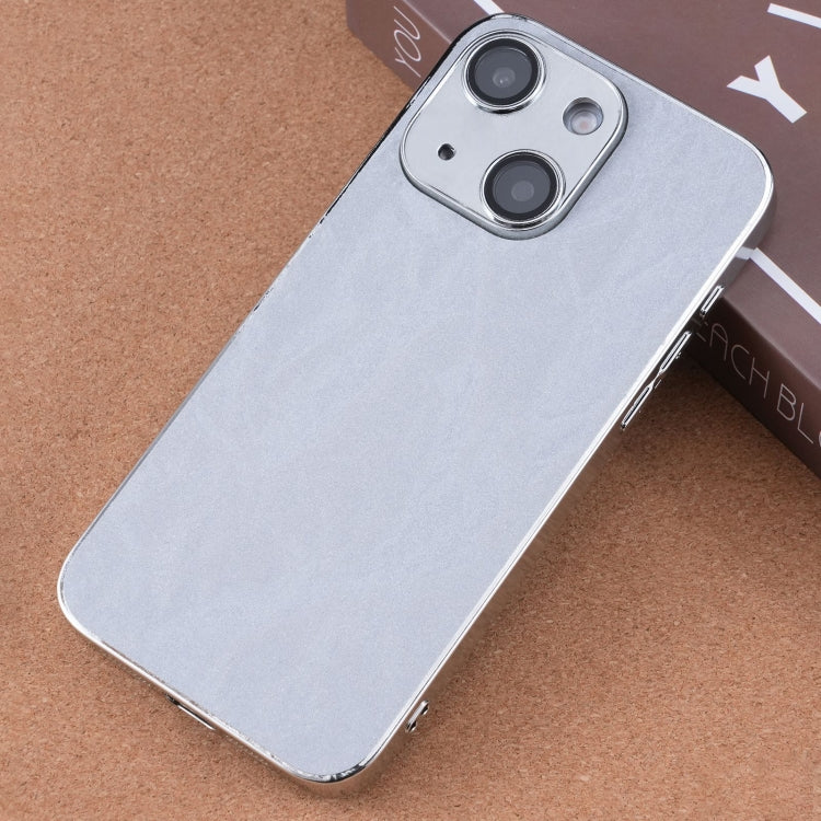 For iPhone 15 Electroplating Snowflake PC Hybrid TPU Phone Case