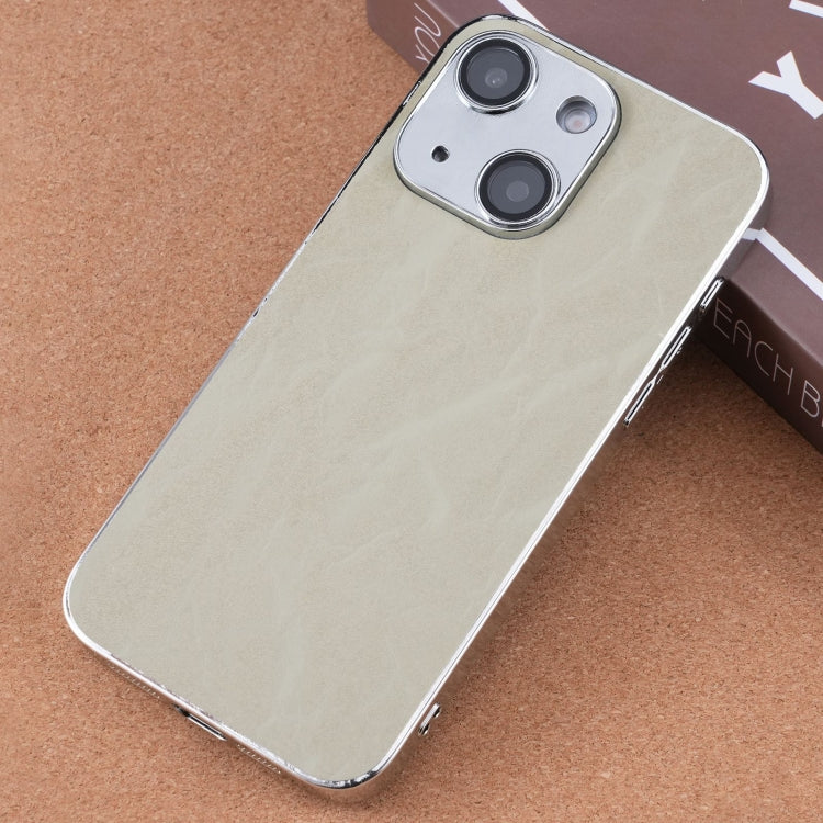 For iPhone 15 Electroplating Snowflake PC Hybrid TPU Phone Case