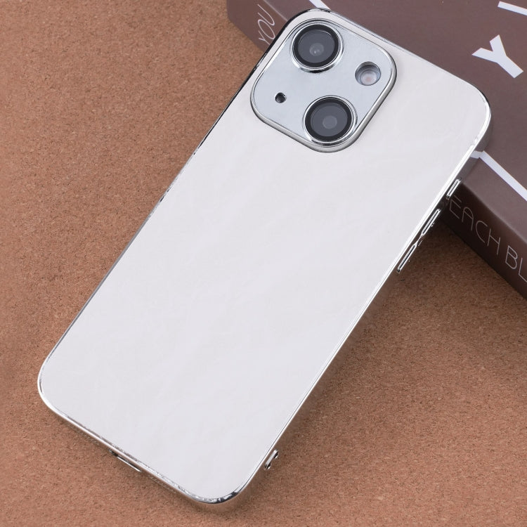 For iPhone 14 Electroplating Snowflake PC Hybrid TPU Phone Case