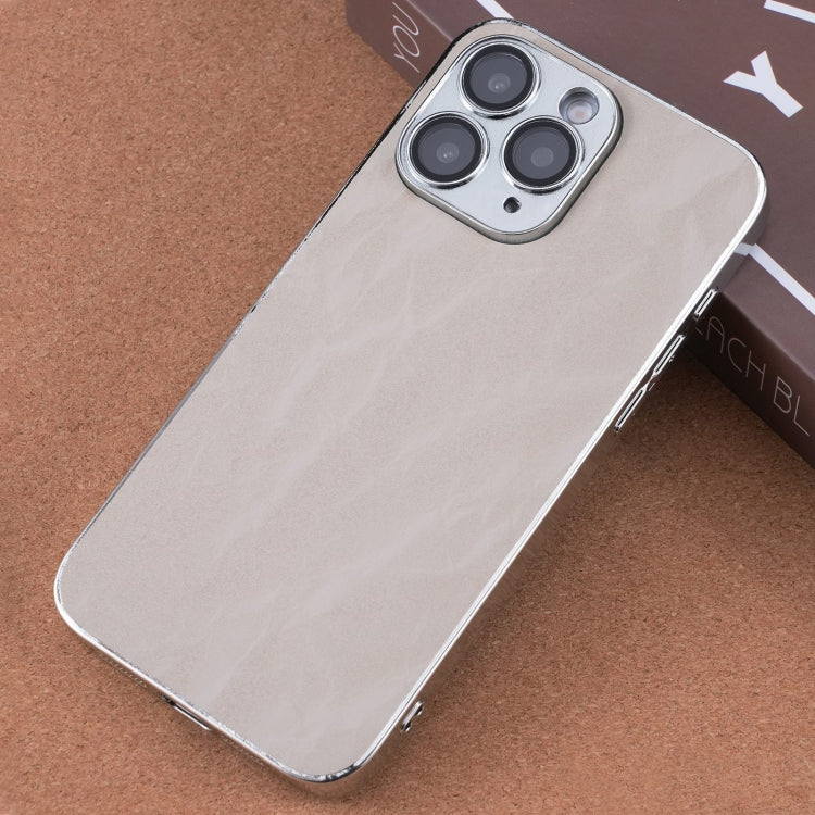 For iPhone 11 Pro Max Electroplating Snowflake PC Hybrid TPU Phone Case