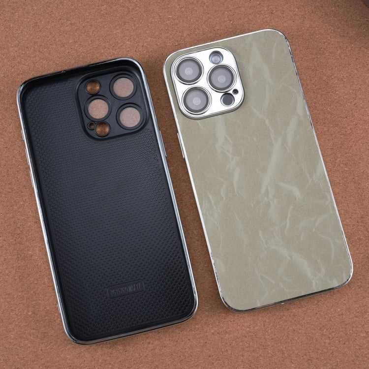For iPhone 13 Pro Electroplating Snowflake PC Hybrid TPU Phone Case
