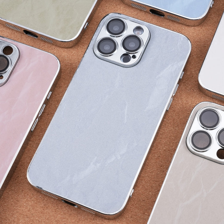 For iPhone 14 Pro Electroplating Snowflake PC Hybrid TPU Phone Case