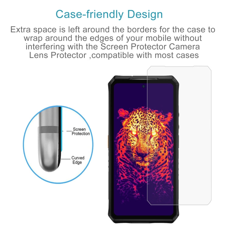 For Ulefone Armor 28 Ultra Thermal 50pcs 3D 0.3mm Fine Hole High Aluminum Tempered Glass Film