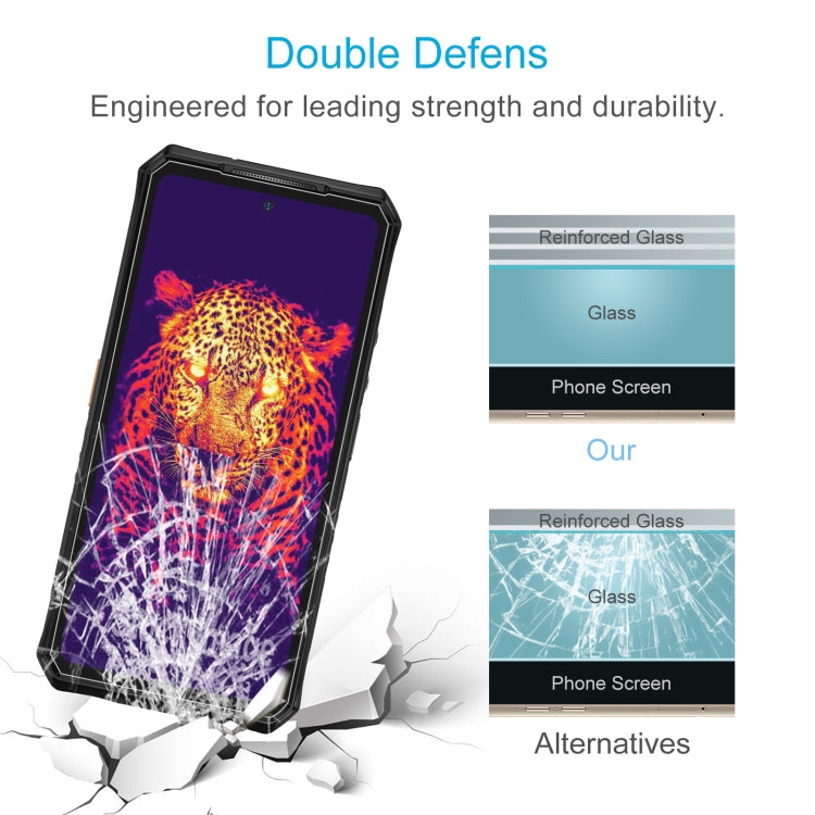For Ulefone Armor 28 Ultra Thermal 50pcs 3D 0.3mm Fine Hole High Aluminum Tempered Glass Film