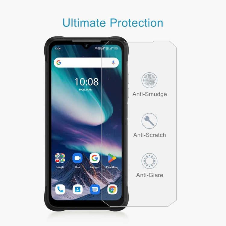 For Umidigi Bison X20 10pcs 3D 0.3mm Fine Hole High Aluminum Tempered Glass Film