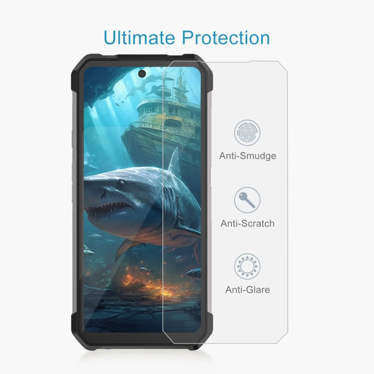 For UNIHERTZ Shark 5G 50pcs 3D 0.3mm Fine Hole High Aluminum Tempered Glass Film