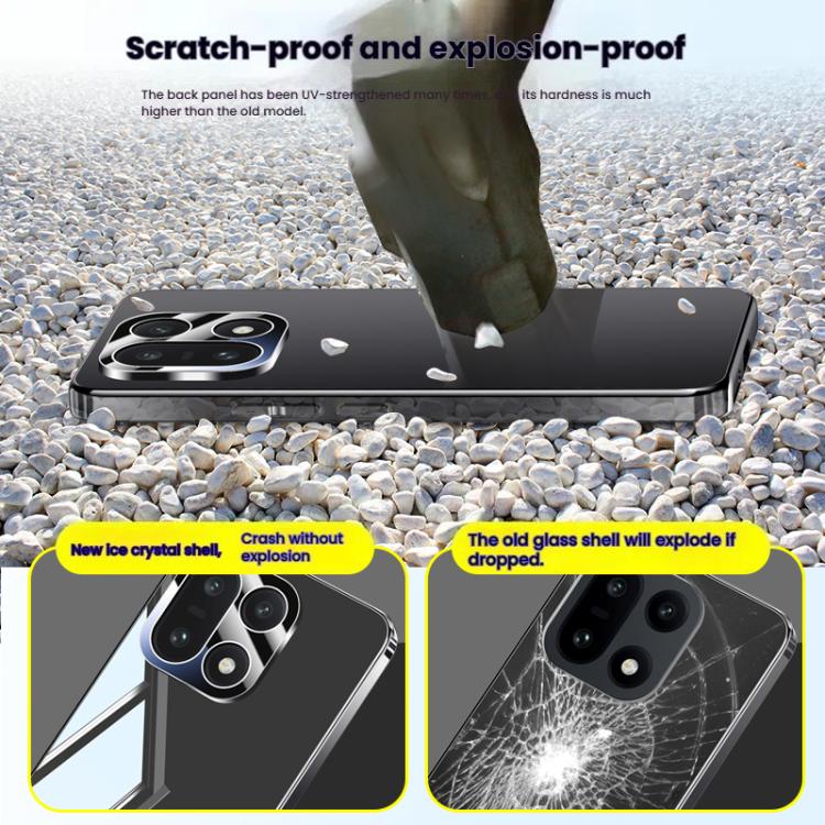 For OnePlus 15 Electroplating Ice Crystal Airbag Full Coverage Shockproof Phone Case