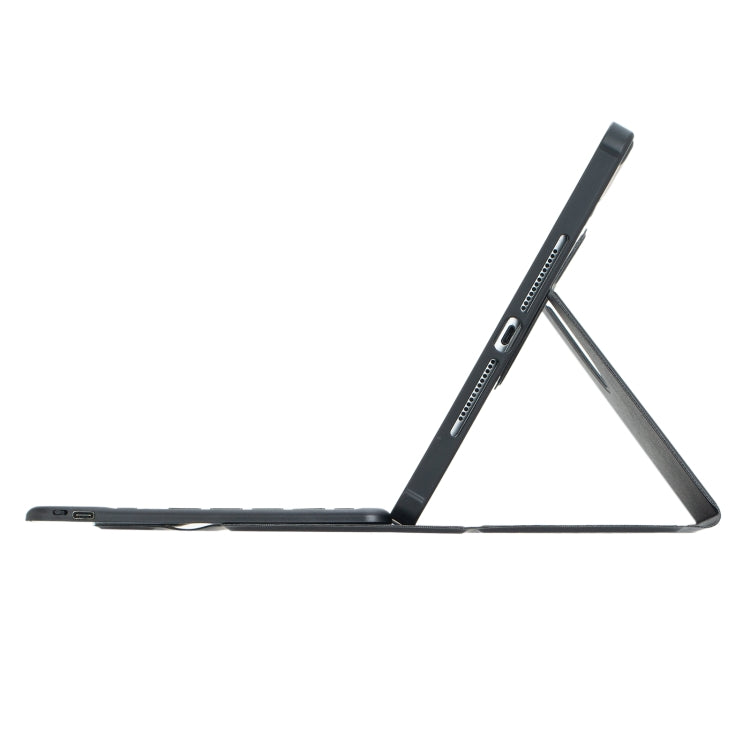 For iPad Pro 11 2024 L13-B 360 Rotation Acrylic Transparent Bluetooth Keyboard Leather Case
