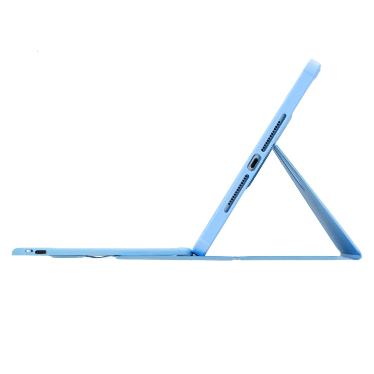 For iPad Pro 11 2024 L13-B 360 Rotation Acrylic Transparent Bluetooth Keyboard Leather Case