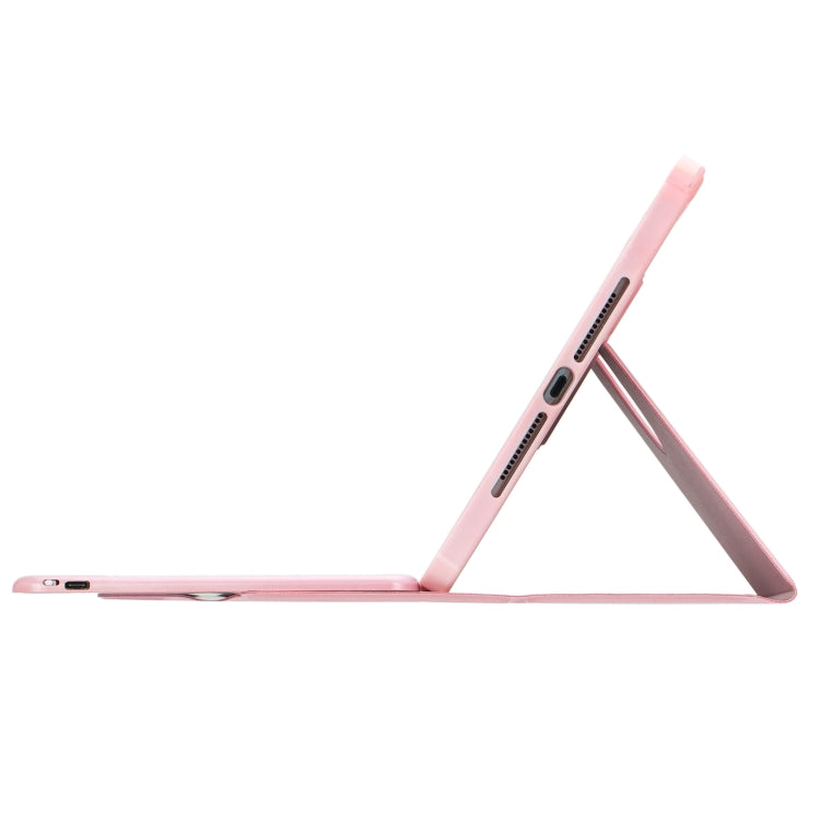 For iPad Pro 11 2024 L13-BS 360 Rotation Acrylic Transparent Bluetooth Keyboard Leather Case with Backlight