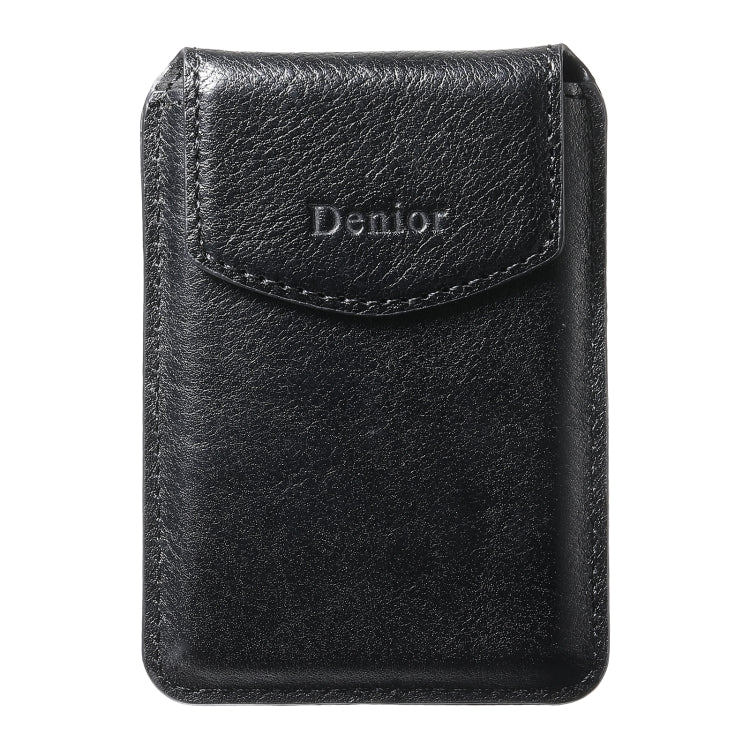 Denior V14 MagSafe Magnetic Phone Genuine Leather Card Sleeve