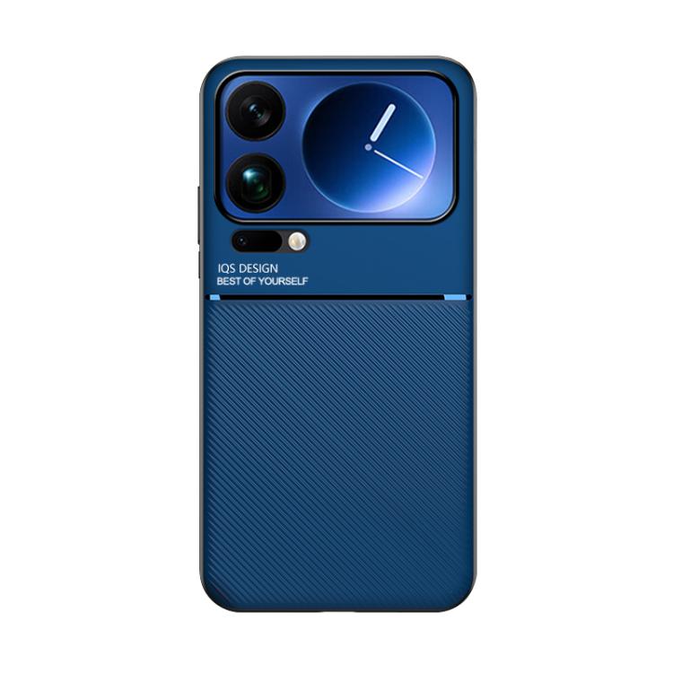 For Xiaomi 17 Pro Max Classic Tilt Strip Grain Magnetic PC Hybrid TPU Phone Case