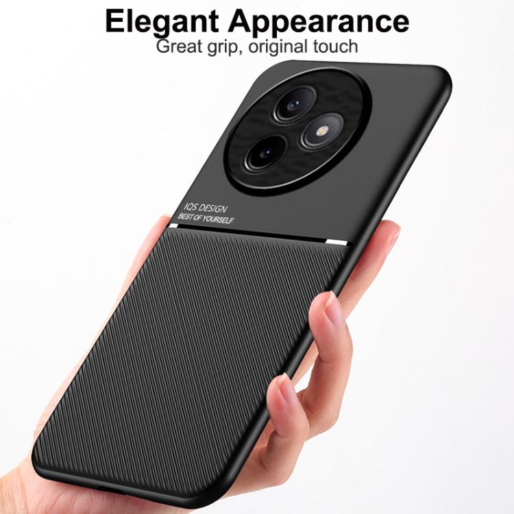 For Redmi K80 Ultra Classic Tilt Strip Grain Magnetic PC Hybrid TPU Phone Case